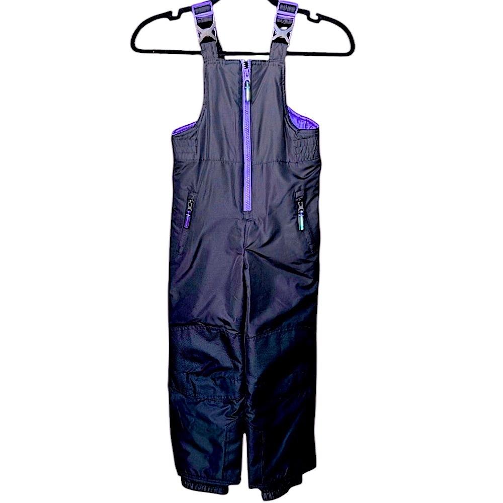 CHAMPION Snow Bib Overalls Adjustable Suspenders, Girls Size XS